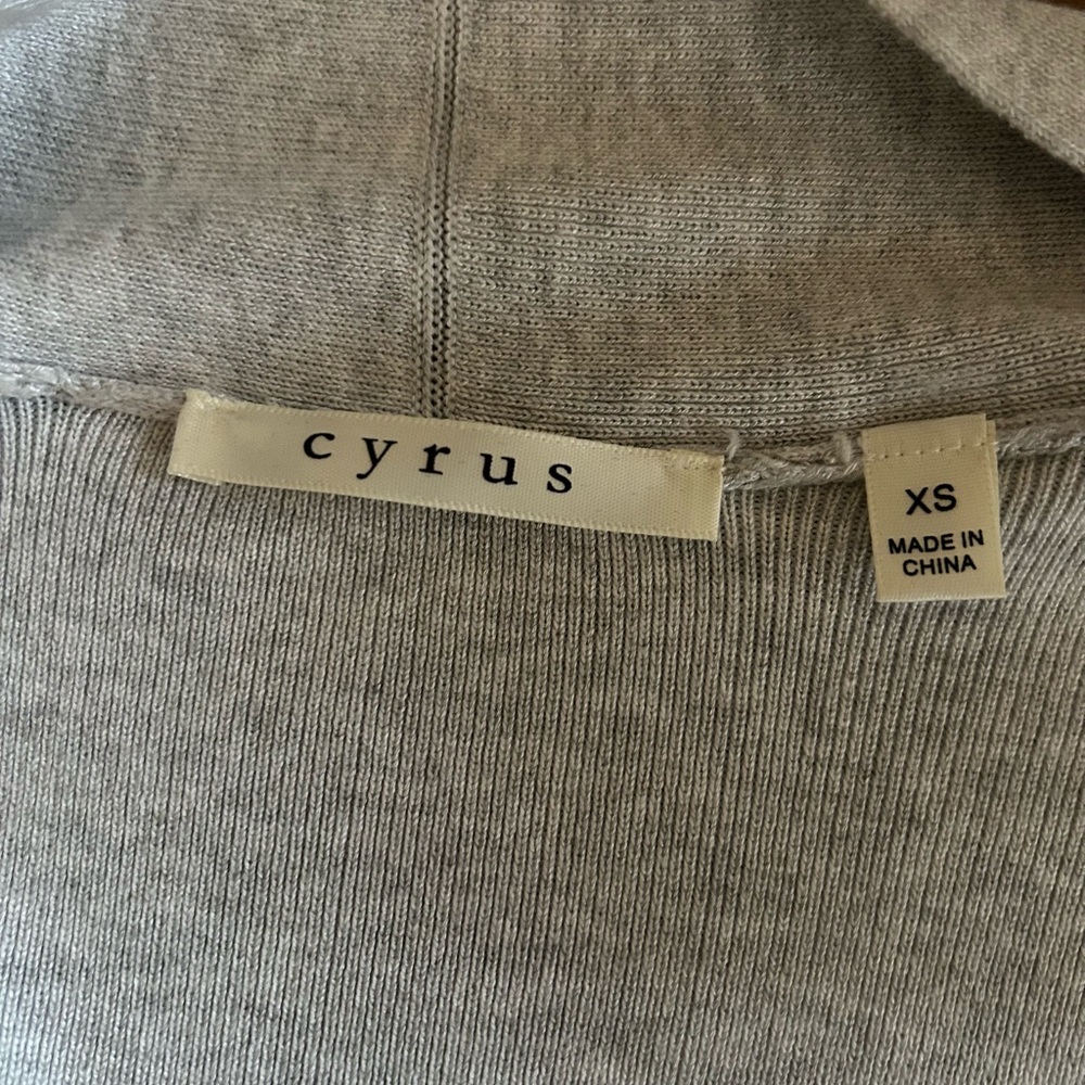 Gray and Black Women's Cardigan - Picture 2 of 4